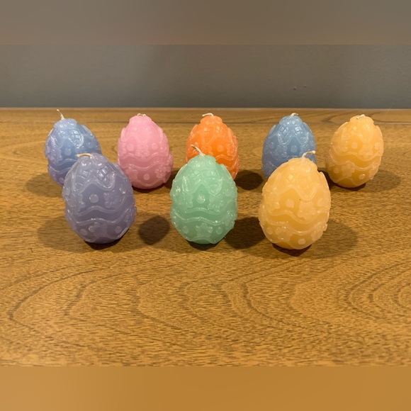 EASTER EGG PACK OF 8 CANDLES, New, Not In Original Packaging - Picture 3 of 7